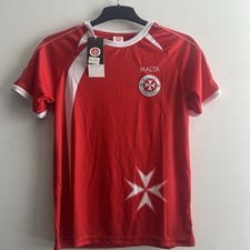 Malta Home Football Shirt New with Tag - Maltese Souvenir - Size Small Adult picture