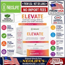 NeoLife Elevate Nootropic Energy Drink 30 Sticks 120mg Caffeine Theanine #3865🔥 picture