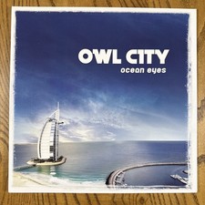 OWL CITY - Ocean Eyes (Record, 2009) Double LP White & Transparent Blue - NM/NM picture