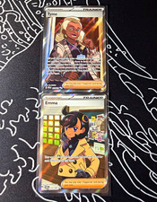 Pokemon TCG Emma 107/086 + Tyme 143/131 Full Art Trainer Ultra Rare Bundle picture