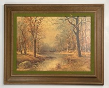 Vintage Robert Wood October Morn Framed Print Windsor Art Products Mid Century picture