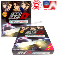 DVD INITIAL D (Stage 1-6)+3 Movies+Extra COMPLETE SET English Dub Ship From USA picture