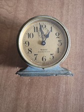 Antique 1927  Green Finish Westclox Baby Ben De Luxe Alarm Clock -Working picture