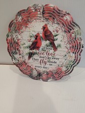 Red Cardinal Wind Spinner - Garden Art for Any Season picture
