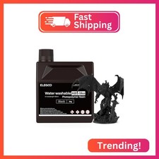 ELEGOO Water Washable ABS-Like Resin 3D Printer Resin Black 2000g picture