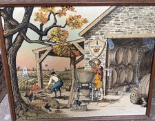 VTG Spooky Thrift Store Art Painting Framed H. Hargrove 175/750 Halloween *READ* picture
