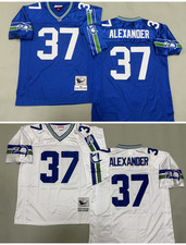 Vintage Shaun Alexander #37 Seahawks Throwback Stitched Jersey picture