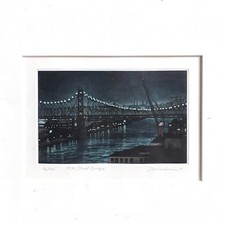 Mezzotint print 