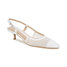 Women's Maggie Mesh Slingback Sandals White Mesh picture