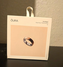 ŌURA Oura Ring 5 Deep Rose Size 10 Activity Tracker Bluetooth Android iOS picture
