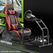 Hottoby Racing Sim Cockpit Mount Sim Stand Fits Logitech G920 G923 Thrustmaster picture