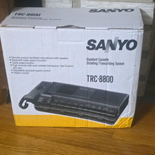 Vintage Sanyo TRC8800 Cass Transcriber/Dictator True NOS Factory Sealed Contents picture