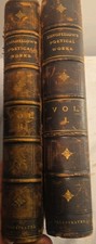1879-1880 Longfellow Poetical Works 2 Huge Folio Leather Illustrated Volumes picture