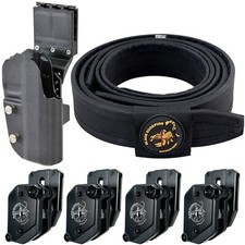 3-Gun, IPSC, USPSA Competition Rig - Belt, Holsters, Magazine Pouches 6 Pcs picture