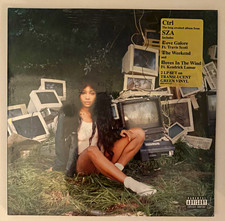 New SZA Ctrl 2LP Set Translucent Green Vinyl Record Parental Advisory Colored picture