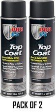 Por-15 45918 Top Coat Chassis Black 14 oz. Aerosol Spray Can (2 Pack) picture