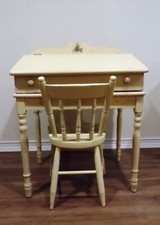 VERY RARE, VINTAGE Child’s slant top school desk. picture