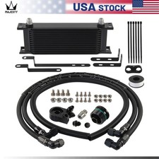 AN8 14 Row Oil Cooler Kit All Models For VW VAG EA888 Golf MK7 2.0T Gen3 Engine picture