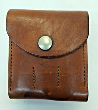 Vintage Bucheimer Model 686 Leather Rifle Cartridge Ammo Pouch Belt Case USA picture