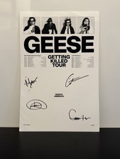 Geese Getting Killed Poster Signed + Tote Bag picture