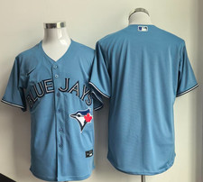 Toronto Blue Jays Light Blue - All Sizes New With Tag, Embroidered Jersey picture