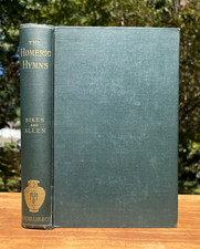 Antique GREEK Book 1904 THE HOMERIC HYMNS Allen and Sikes GREEK PANTHEON POEMS picture