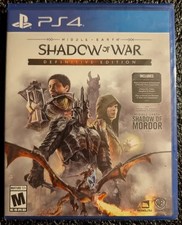 Middle Earth Shadow of War 2 Disc Definitive Edition NEW seald PS4 Playstation 4 picture
