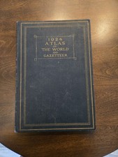 Atlas Of The World And Gazetter 1924 picture