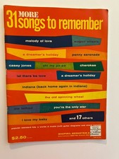 VTG 1959 31 More Songs To Remember Songbook picture