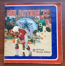 NFL Action '72 1972 56-Page Football Sticker Album, Comes with a Bag of Stickers picture