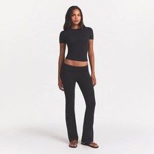 NWT Skims Cotton Jersey Foldover Pants Size M picture