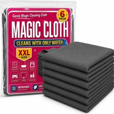 6 Pack Genie Magic Cleaning Cloth Microfiber Cleaning Cloth Reusable 12x16inches picture