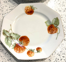 VTG RKG Czechoslovakia Set 4 Octagonal Plates 6.25