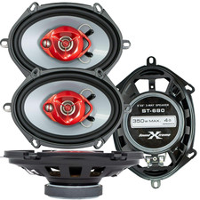 4 x SoundXtreme  5×7″ / 6×8″ 4Ohm 3-Way 700 Watts Coaxial Car Audio Speakers picture