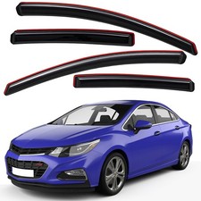 In-Channel Window Visors Sun Rain Guard Vent Shade for 2016-2019 Chevrolet Cruze picture