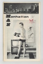 Manhattan Man 1962 Vintage Gay Metropolitan Magazine 32pg Physic Press M26459 picture