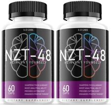 (2 Pack) NZT-48 Brain Booster, NZT-48 Limitless Focus Nootropic (120 Capsules) picture
