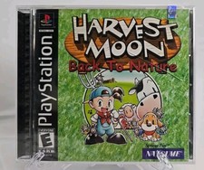 Harvest Moon: Back to Nature (Sony PlayStation 1) PS1 Black CIB Brand New Sealed picture