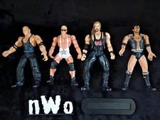 1999 WCW Marvel Toybiz NWO Lot of 4 Scott Hall, Kevin Nash, Scott Stiener Konnan picture