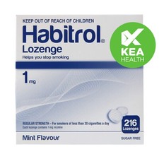 Habitrol Nicotine Lozenge 1mg MINT 216 pieces - 1 box - QUIT Smoking Now picture