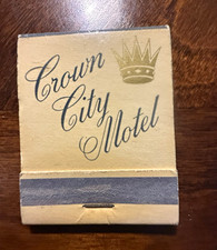 Vintage Crown City Motel Matchbook Coronado CA 520 Orange Ave Naval Memorabilia  picture