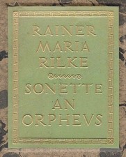 Rainer Maria Rilke The Sonnets to Orpheus RARE FIRST EDITION Main Work picture
