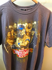 WWE Men's L Gray Road to WrestleMania XXVI CENA VINTAGE Shirt picture