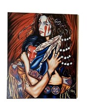 Vintage Henri Peter Limited Edition 'Like A Rock ‘ Print on Canvas picture