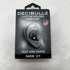Decibullz Custom Molded Earplugs 31db Highest NRR  Hearing MADE IN AMERICA picture