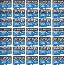 TOPESEL 10/100PCS 16GB Micro SD SDHC Memory Card TF SD Card High Speed Wholesale picture