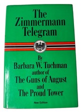 The Zimmerman Telegram by Barbara Tuchman New Edition Hardcover DJ 1966 Vintage picture