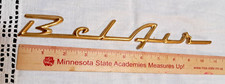 Vintage 1957 chevy belair script emblem gold As Is-see description picture