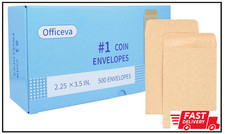 Budgenix #1 500 Pcs Small Coin Envelopes 2.25