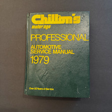 1979 Chilton Professional Automotive Service Manual Motor Age Hardcover 1973-79 picture